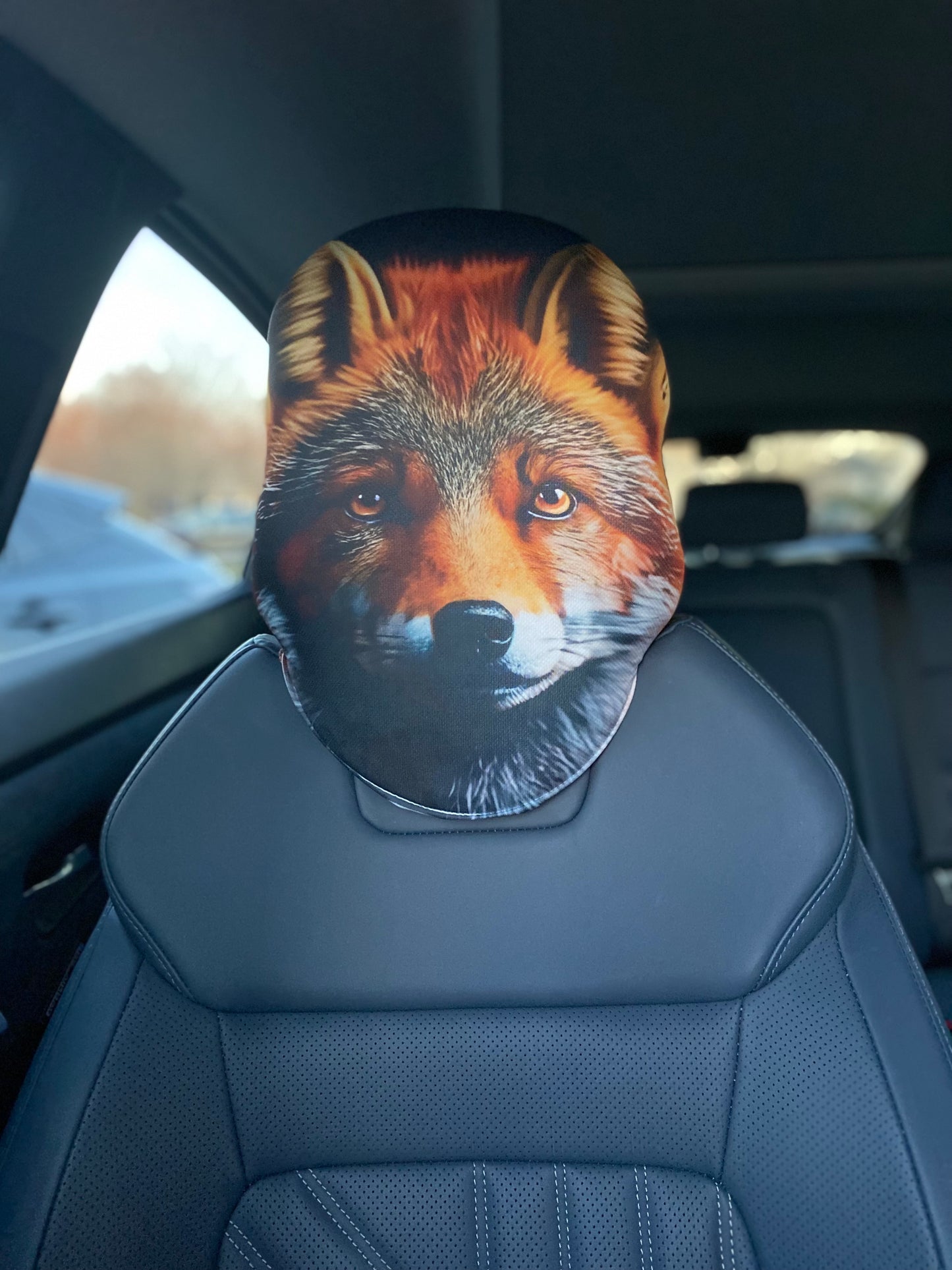 Mr. Fox - Car Headrest Cover