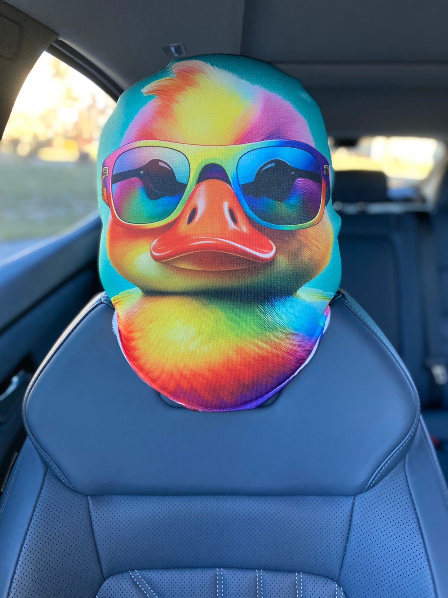 Duck - Pride - Car Headrest Cover