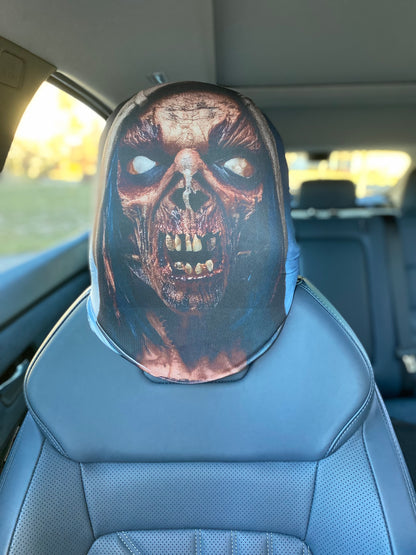 Skullface - Car Headrest Cover