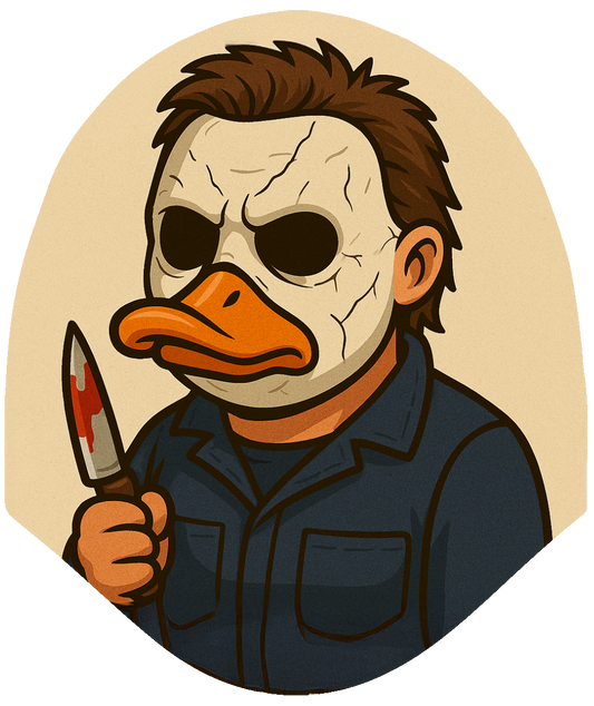 Halloween - Michael Myers Inspired Duck Car Headrest Cover by HeadzRest