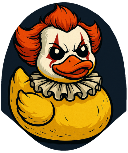 Duck Jeep Halloween - Pennywise Car Headrest Cover by HeadzRest