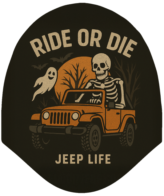 Ride or Die – Jeep Life Car Headrest Cover by HeadzRest