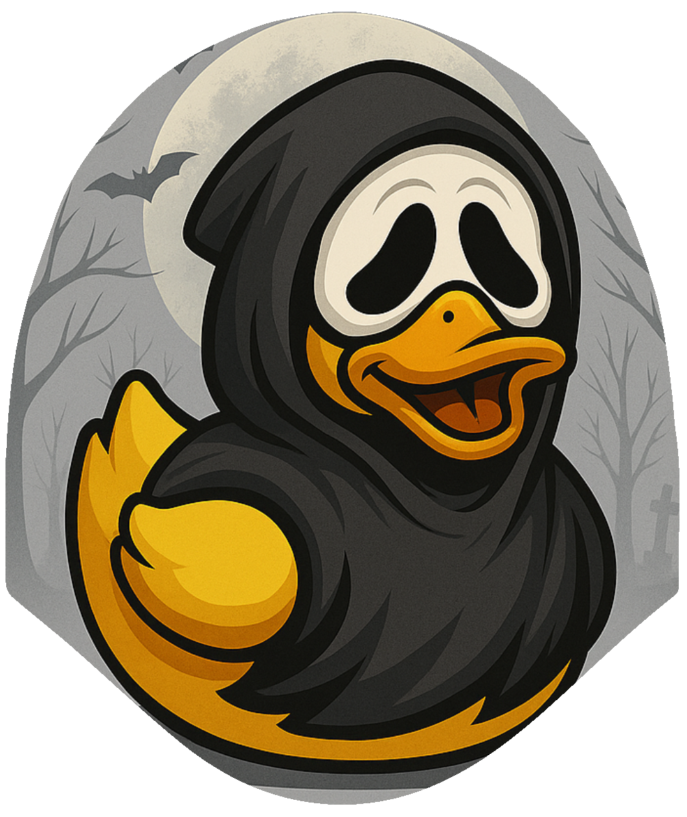 Duck Jeep Halloween - Scream Car Headrest Cover by HeadzRest