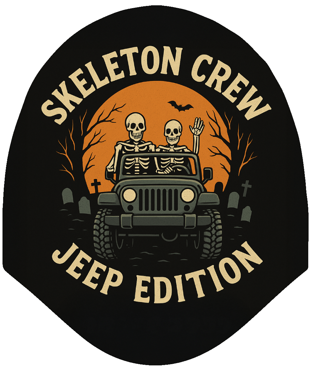Skeleton Crew – Jeep Edition Car Headrest Cover by HeadzRest