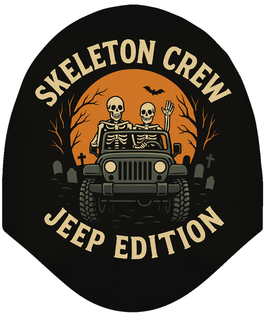 Skeleton Crew – Jeep Edition Car Headrest Cover by HeadzRest