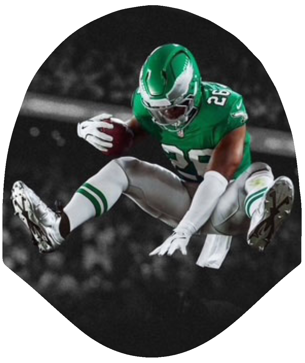 Attention: "The" Saquon - Eagles Football Car Headrest Cover by HeadzRest