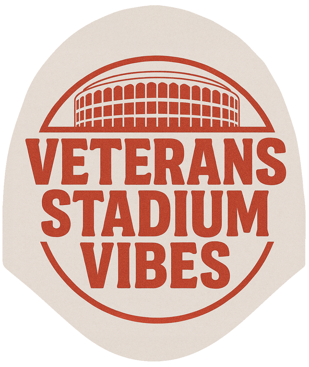 Veterans Stadium Vibes Car Headrest Cover by HeadzRest