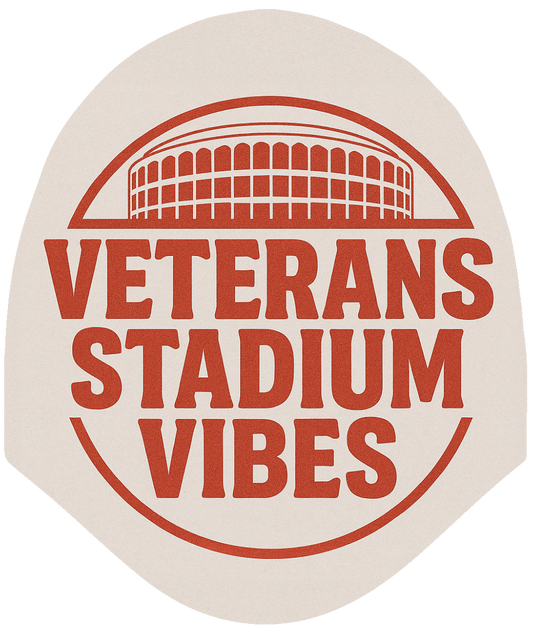 Veterans Stadium Vibes Car Headrest Cover by HeadzRest