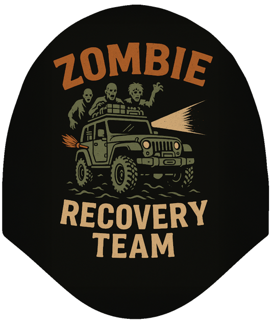 Zombie Recovery Team – Car Headrest Cover by HeadzRest